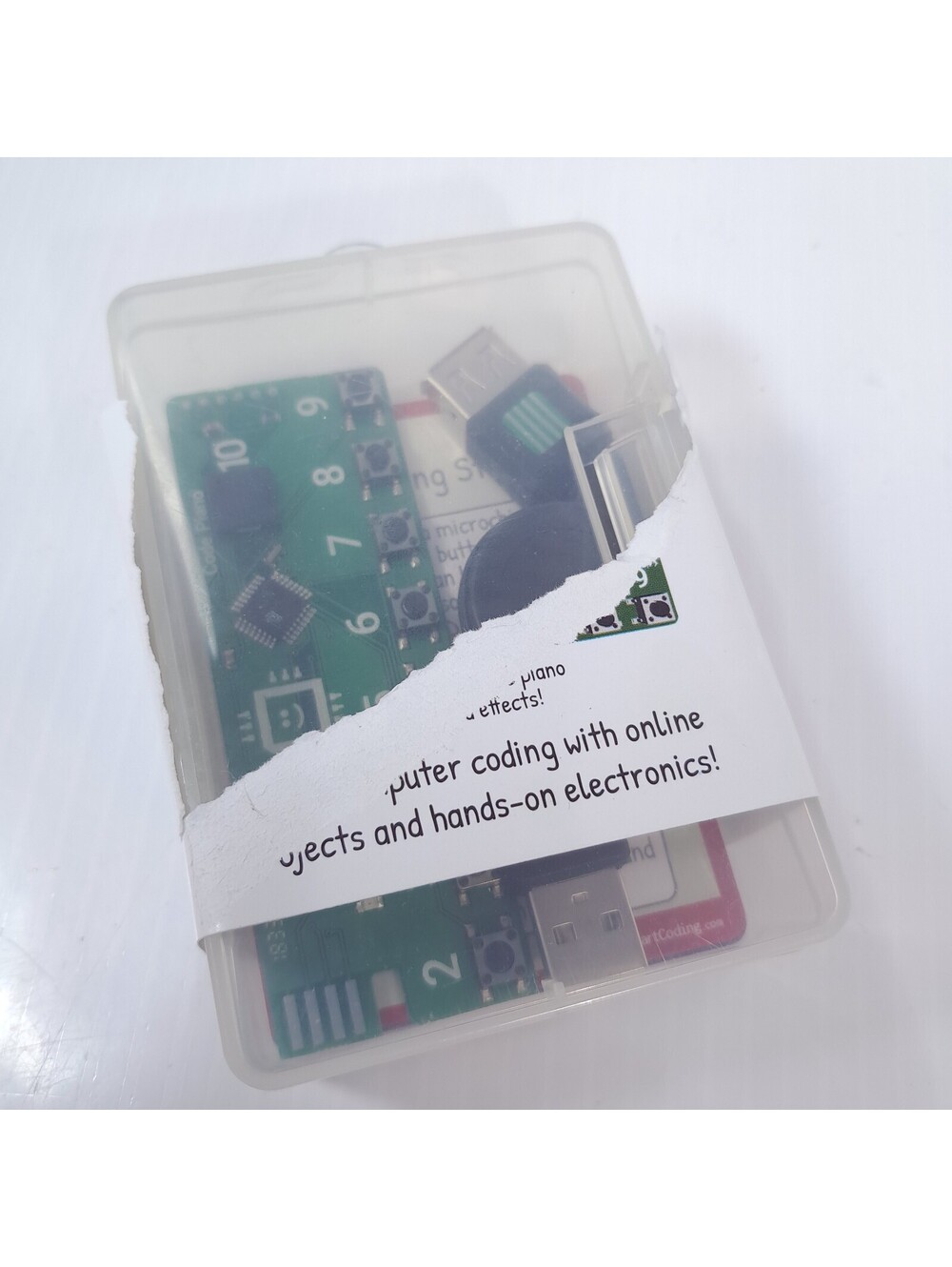 Let's Start Coding Code Piano kit set usb kids learning homeschool computer chip